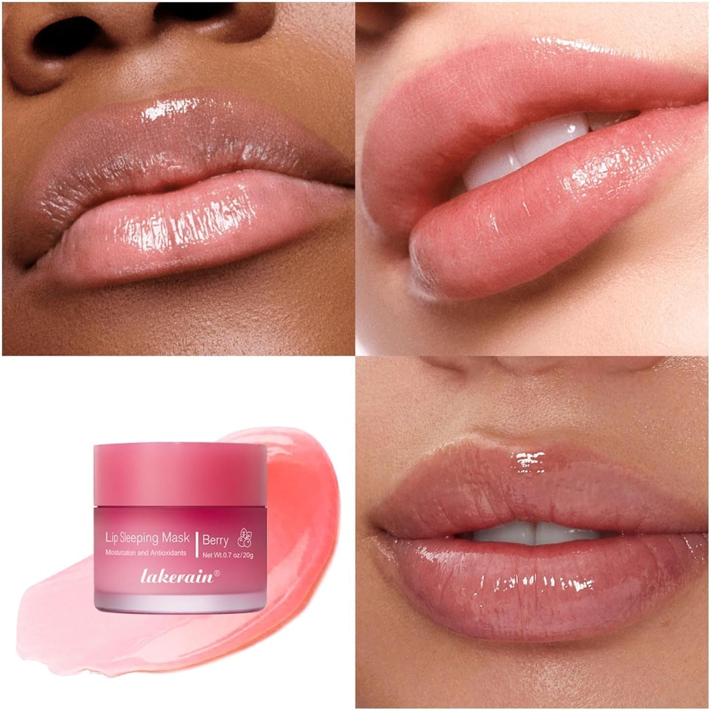 Hydrating Sleeping Lip Mask for Intense Overnight Moisture (Peach)