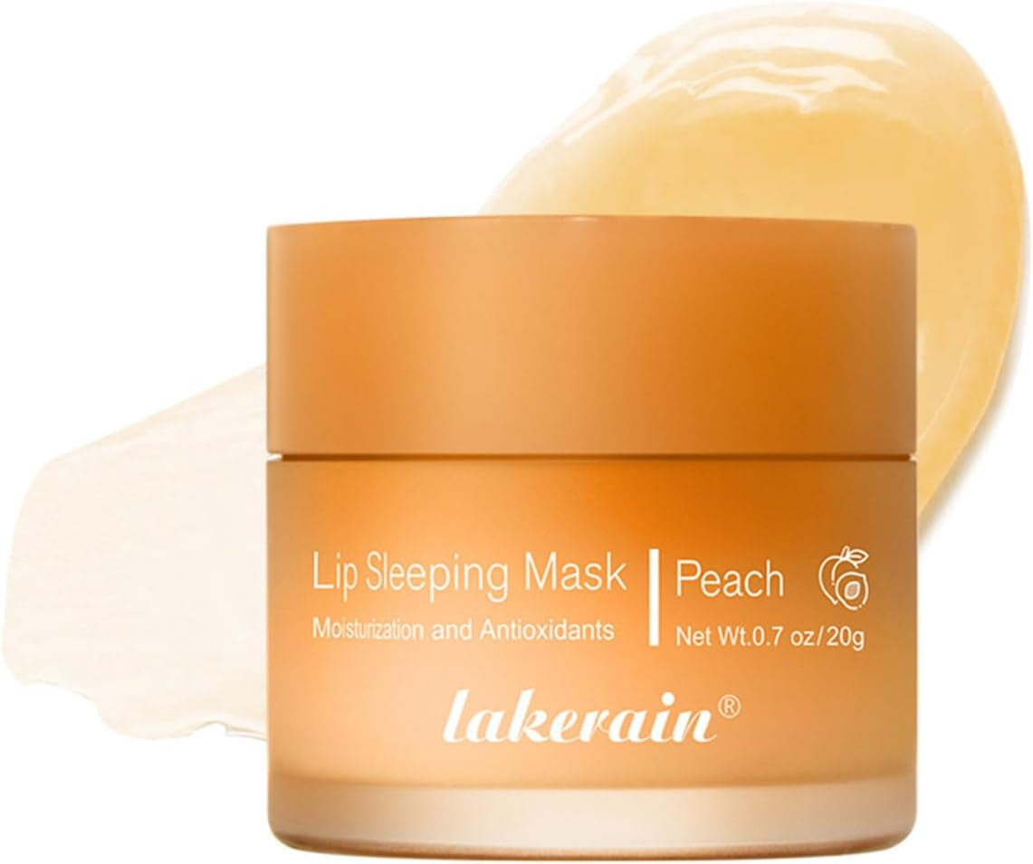Hydrating Sleeping Lip Mask for Intense Overnight Moisture (Peach)