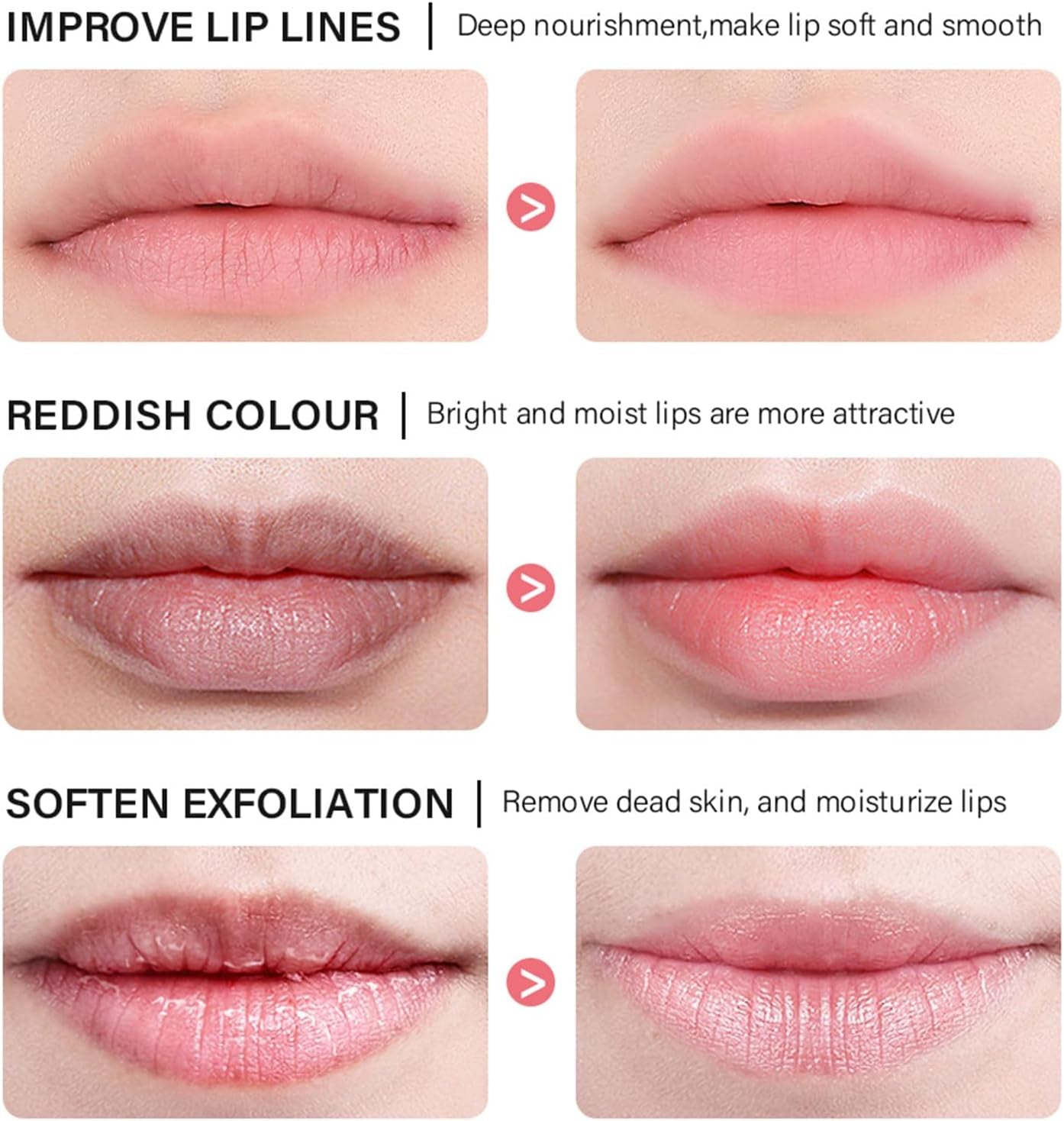 Hydrating Sleeping Lip Mask for Intense Overnight Moisture (Peach)